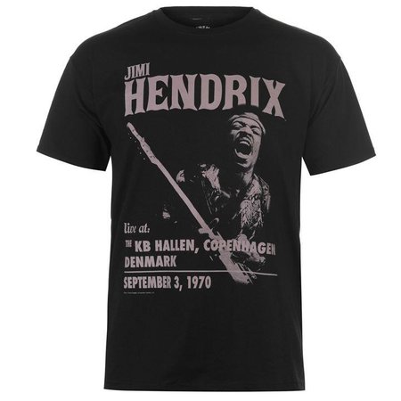 Offical Jimi Hendrix T Shirt | Mens T Shirts
