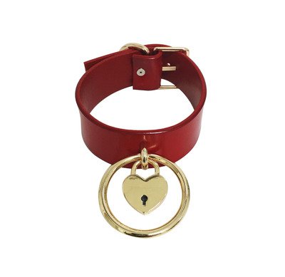 Aluna Choker ( Red + Gold ) · CREEPYYEHA · Online Store Powered by Storenvy