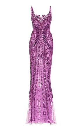Purple/Pink Vintage Evening Gown