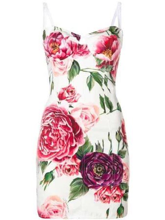 Dolce & Gabbana floral bodycon dress