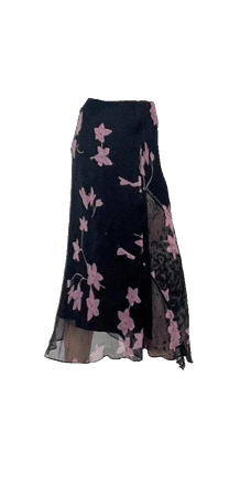 floral midi skirt