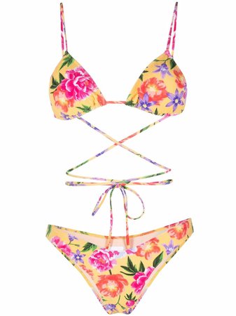 BIKINI LOVERS floral-print two-piece Bikini - Farfetch