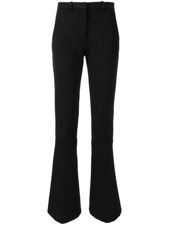 Versace flared tailored trousers