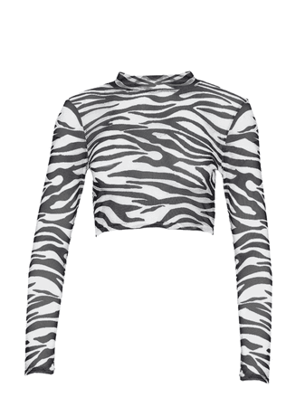 zebra mesh top