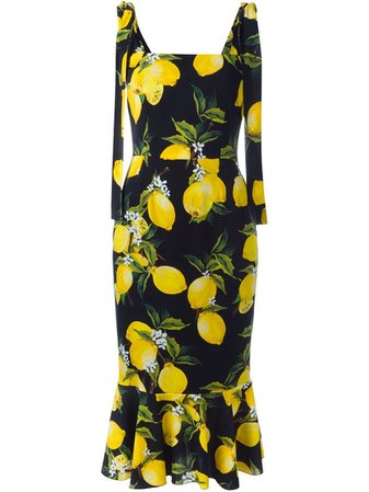 Dolce & Gabbana | lemon print dress