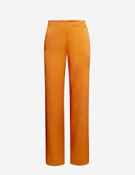 orange pyjama bottoms