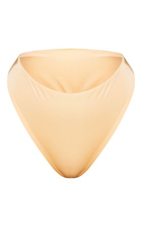 Shape Peach High Leg Bikini Bottom | Curve | PrettyLittleThing AUS