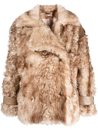 The Mannei Shearling double-breasted Jacket