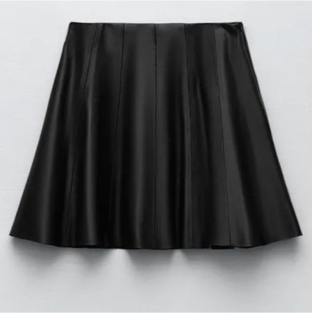 Minifalda Piel ZARA