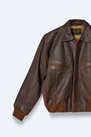 Vintage Real Leather Bomber Jacket | Nasty Gal