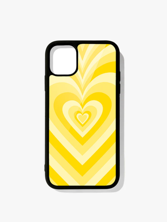 BlingRing Love in Yellow Phone Case