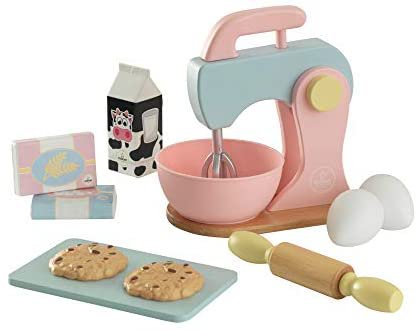 Amazon.com: KidKraft Children's Baking Set - Pastel Role Play Toys for The Kitchen, Gift for Ages 3+ : Toys & Games