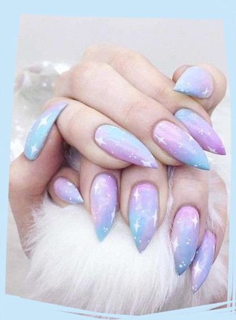 "Out Of This World" Galaxy Nails