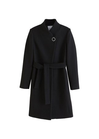 MANGO Buttoned wool coat