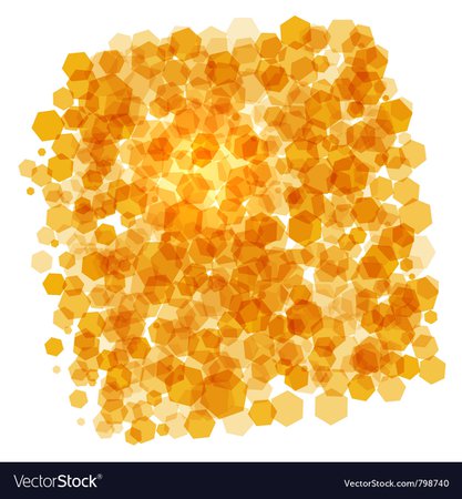 Orange crystals background Royalty Free Vector Image