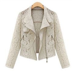 (17) Pinterest - Lace Moto Jacket | Shop