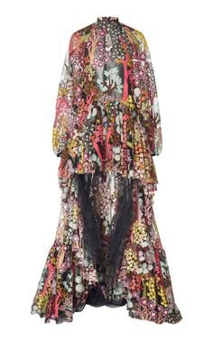 Giambattista Valli's floral embroidered high-low dress