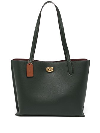 Coach Willow pebbled tote bag - FARFETCH