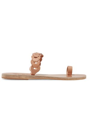 Ancient Greek Sandals | Thalia Links woven leather sandals | NET-A-PORTER.COM