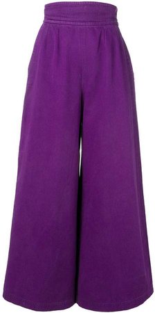 Pre-Owned high-rise palazzo pants