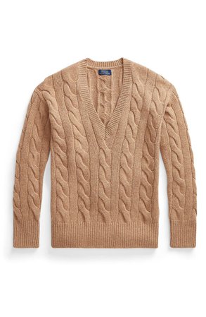 Polo Ralph Lauren Wool & Cashmere Cable Sweater | Nordstrom
