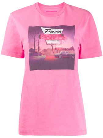 Paco Rabanne Short Sleeve Las Vegas T-shirt - Farfetch
