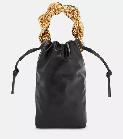 Jil Sander - Small leather tote bag | Mytheresa
