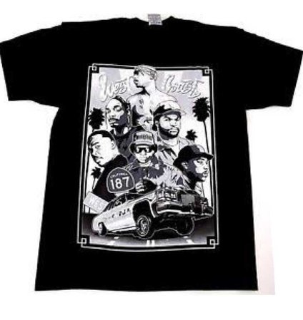90s Westcoast Rappers Graphic Tee