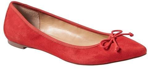 Pointed-Toe Robin Ballet Flat