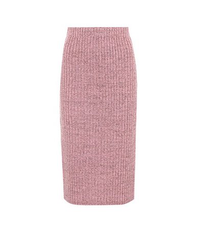 Jubilee metallic wool-blend skirt