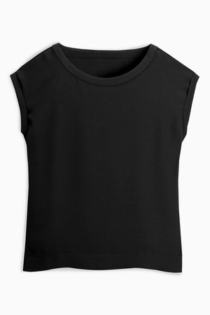 Buy Black Boxy T-Shirt from the Next UK online shop