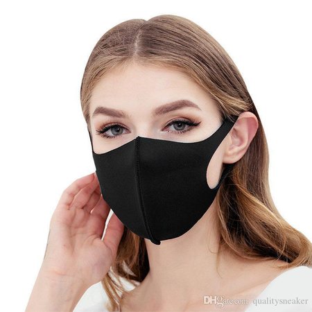 girl wearing black mask - Google Search