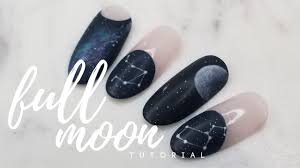 moon nail art