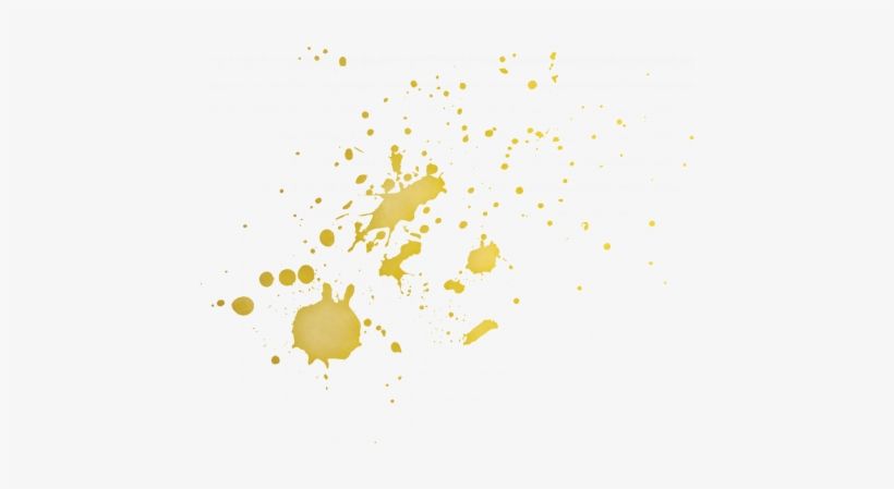 gold paint splatter 4