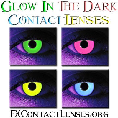 Glow In The Dark Contact Lenses