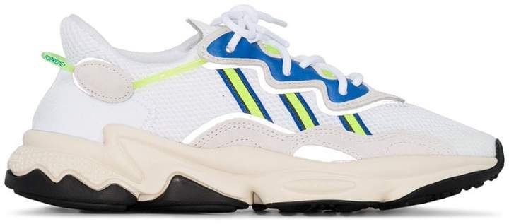 white Ozweego low top sneakers
