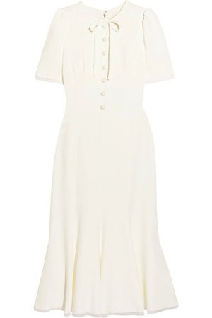 Dolce Gabbana White Cady Midi Dress | Spring and Summer Dresses