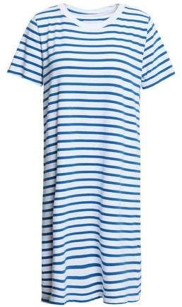 Striped Cotton-jersey Mini Dress