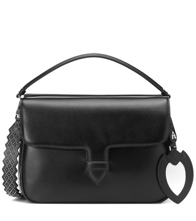 Bettina Large Leather Shoulder Bag - Alaïa | Mytheresa