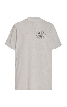 Volleyball Cotton T-Shirt By Sporty & Rich | Moda Operandi