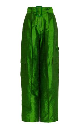 Silk Cargo Pants By Rosie Assoulin | Moda Operandi