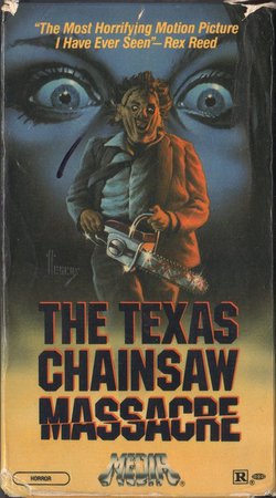 the texas chainsaw massacre vhs @girlisolated