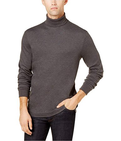Club Room Men's Turtleneck Sweater (Charcoal, XXL) at Amazon Men’s Clothing store