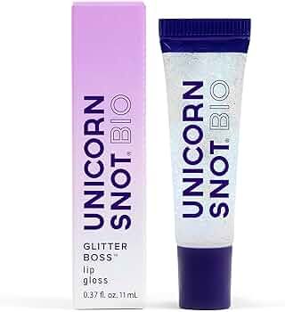 Amazon.com : UNICORN SNOT Glitter Lip Gloss - Sparkly and Shimmer Lips for Festivals, Rave Makeup, Holographic Lip Gloss- Vegan & Cruelty-Free 0.37fl oz (Nova) : Beauty & Personal Care