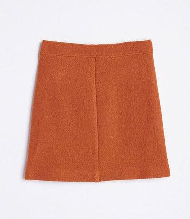 Tall Wooly Button Tab Skirt