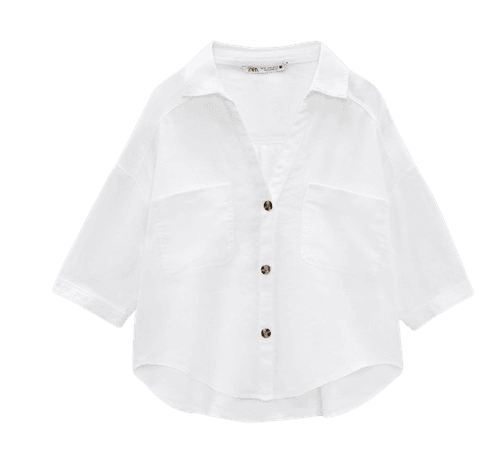 Zara linen shirt