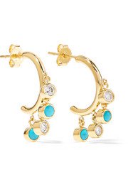 Jennifer Meyer | Open Circle 18-karat gold diamond earrings | NET-A-PORTER.COM