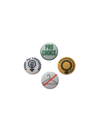 pro choice pins buttons feminist