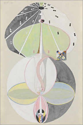 ‘Tree of Knowledge, No. 1’ by Hilma af Klint as a print or poster | Posterlounge