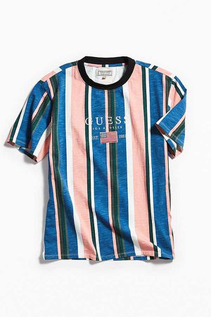 GUESS David Sayer Stripe Tee | Urban Outfitters